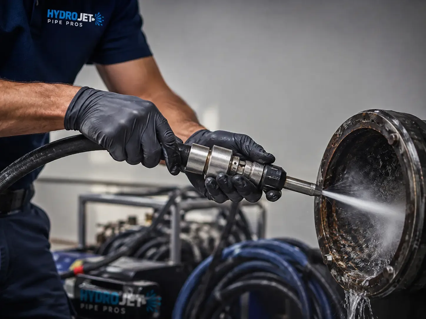 Hydro Jet Pipe Descaling in Carbonado, WA